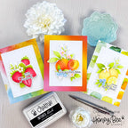 Honey Bee Picked With Love Dies hbds-691 Colorful Fruit Cards