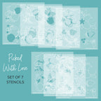 Honey Bee Picked With Love Stencils hbsl-184 Product Image