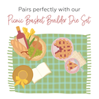Honey Bee Picnic Blanket Stencils hbsl-179 Basket Builder