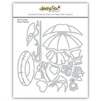 Honey Bee Porch Goose Closet Spring Dies hbds-sprpg Packaging View