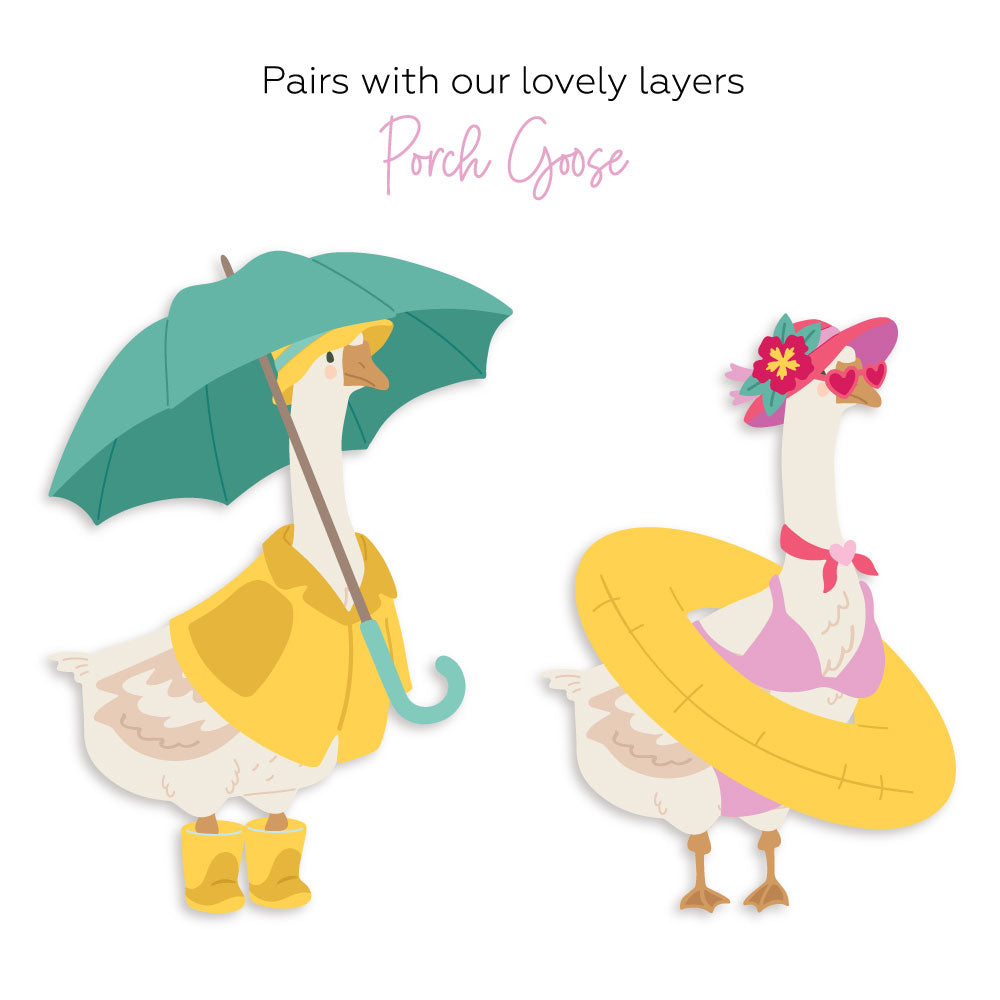 Honey Bee Porch Goose Closet Spring Dies hbds-sprpg Pairing Guide