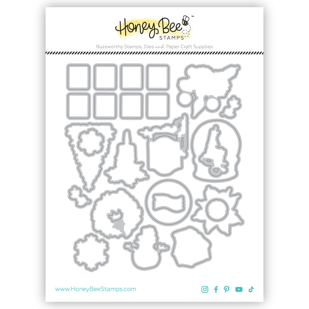 Honey Bee Postmarked Holiday Dies hbds-626 Product Image