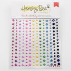 Honey Bee Rainbow Birthday Gem Stickers hbgs-032