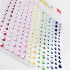 Honey Bee Rainbow Birthday Gem Stickers hbgs-032 Closeup Image