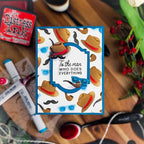 Honey Bee Refined Details Dies And Stencils Bundle To The Man Who Does Everything Card