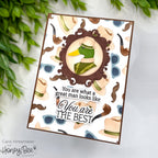 Honey Bee Refined Details Stencils hbsl-174 You Are What A Great Man Looks Like Card