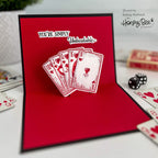 Honey Bee Royal Flush Dies hbds-631 You're Simply Unbeatable Casino Card