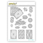 Honey Bee Royal Flush Stamps And Dies Bundle Cling Set