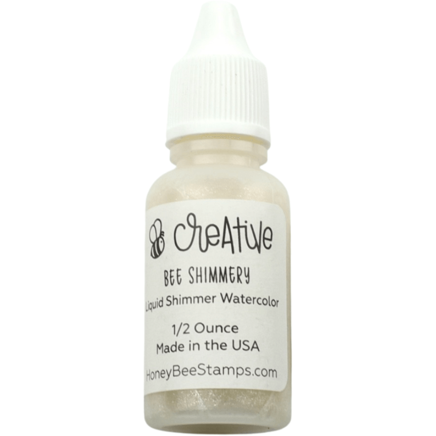 Honey Bee SHIMMERY IRIDESCENT WATERCOLOR hbirf-bshm