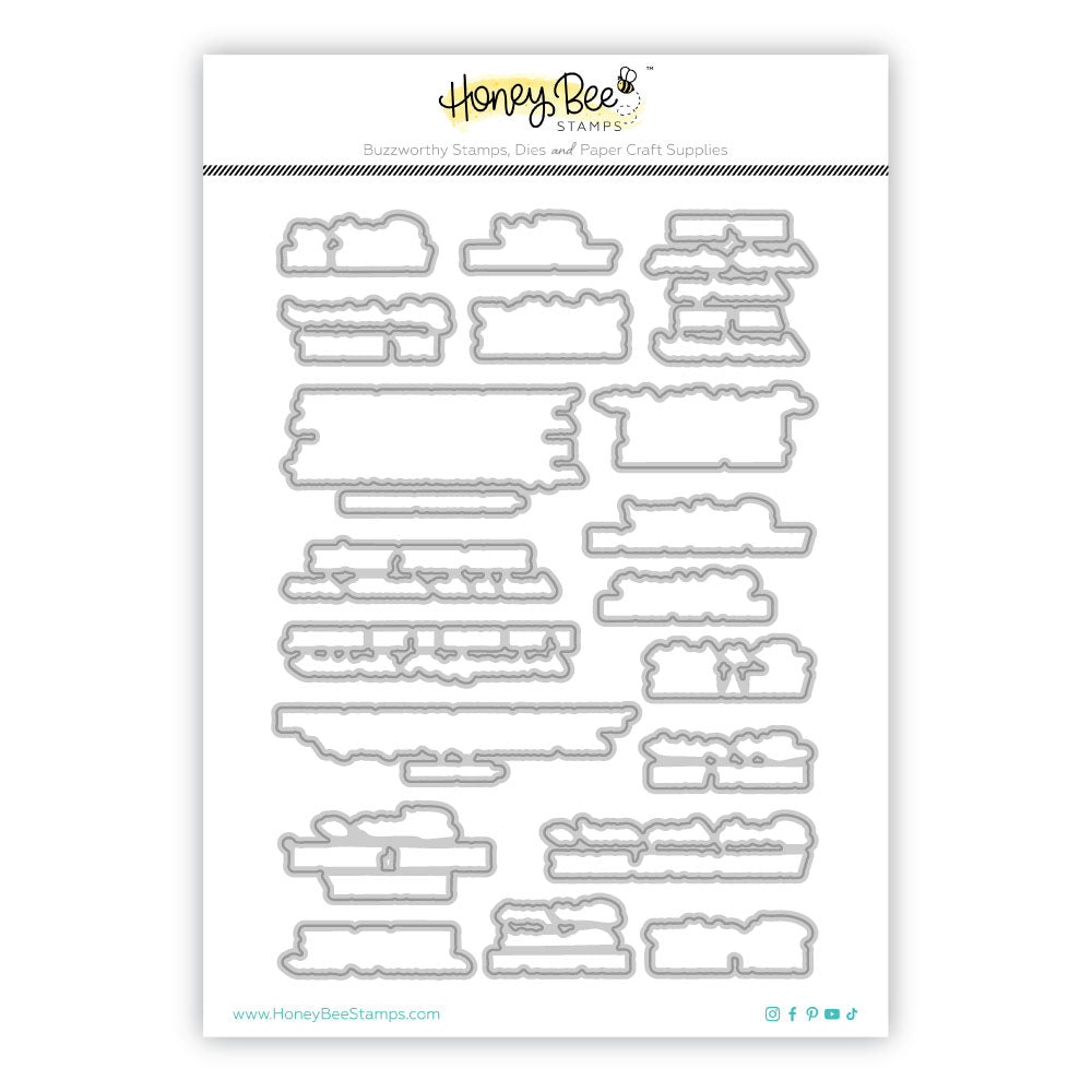Honey Bee Saddle Up Dies hbds-649 Packaging View