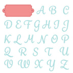 Honey Bee Script Monogram Dies hbds-scrpmg