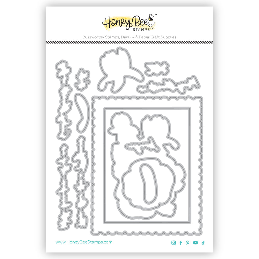 Honey Bee Sending Christmas Joy Dies hbds-616 Product Image