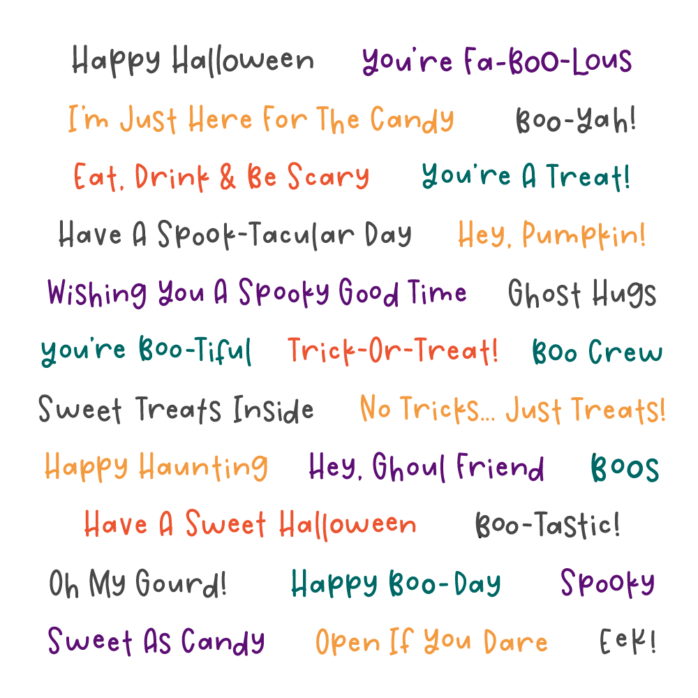 Honey Bee Sentiment Studio Halloween Clear Stamps And Dies Bundle Happy Haunting