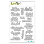 Honey Bee Sew Glad Clear Stamps And Dies Bundle HBST-657