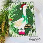 Honey Bee Silly Goose Clear Stamps hbst-704 Bird Christmas Card