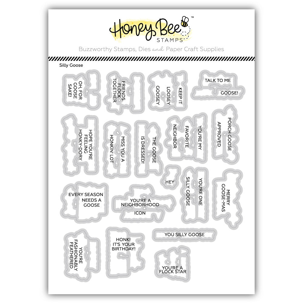 Honey Bee Silly Goose Dies hbds-704