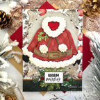Honey Bee Simply Stated Dies hbds-674 Warm Wishes Card