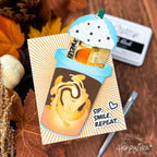 Honey Bee Sip Smile Repeat Dies hbds-662 Gift Card