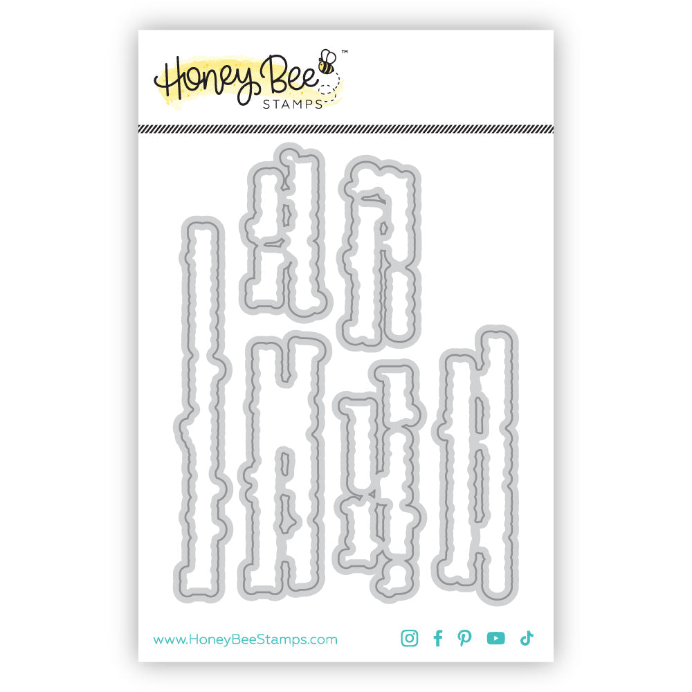 Honey Bee Something To Crow About Dies hbds-615 Outlined in Pack