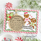 Honey Bee Sprinkled With Joy Clear Stamps hbst-622 Gingerbread Cookies Card
