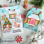 Honey Bee Sprinkled With Joy Clear Stamps hbst-622 Holiday Card And Gift Tag | color-code:ALT01