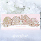 Honey Bee Sprinkled With Joy Clear Stamps hbst-622 Sweet Christmas Card