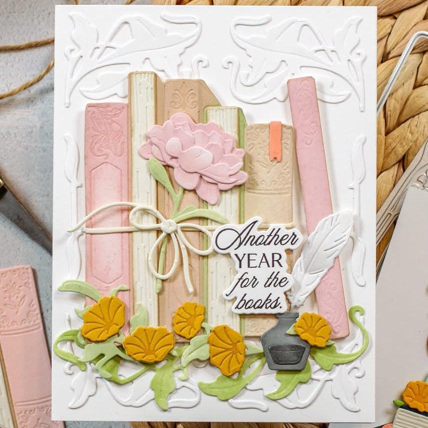 Honey Bee Story Labels Stencils hbsl-182 Another Year Card