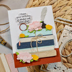 Honey Bee Story Labels Stencils hbsl-182 Birthday Card