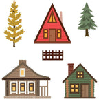 Honey Bee Summer Cabin Die Set hbds-sumcab