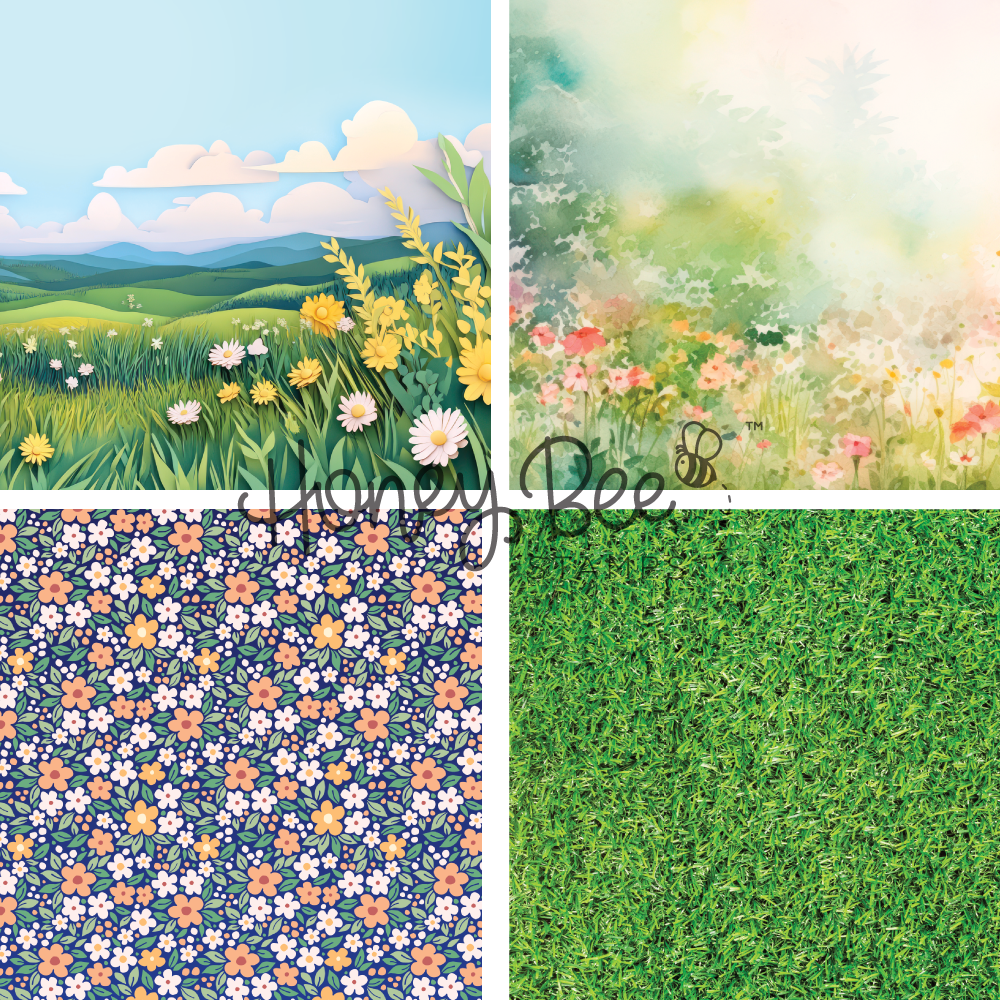 Honey Bee Summer Picnic 6 x 8.5 Paper Pad hbpa-064 Fields