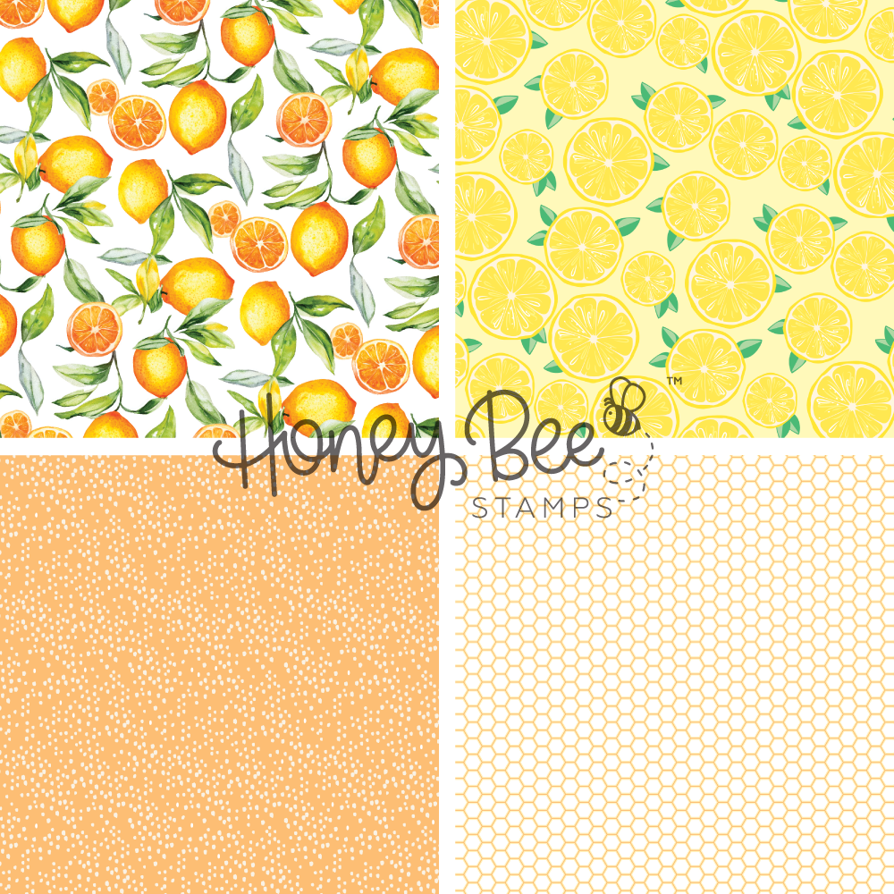 Honey Bee Summer Picnic 6 x 8.5 Paper Pad hbpa-064 Lemons