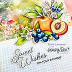 Honey Bee Summer Picnic 6 x 8.5 Paper Pad hbpa-064 Sweet Wishes Birthday Card