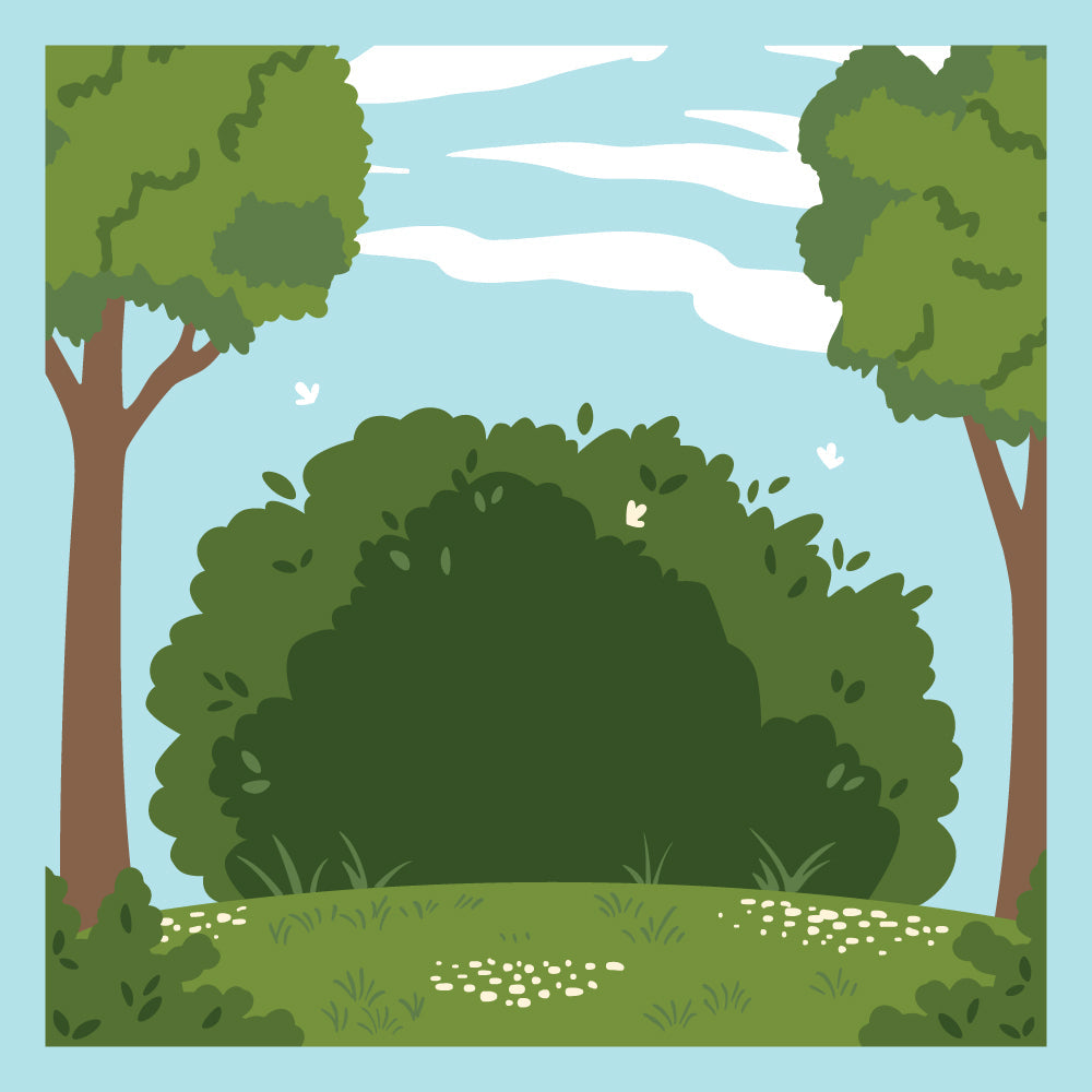 Honey Bee Summer Scene Builder Background Stencils hbsl-180