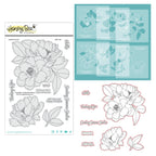 Honey Bee Summer Smiles Clear Stamps Dies And Stencils Bundle