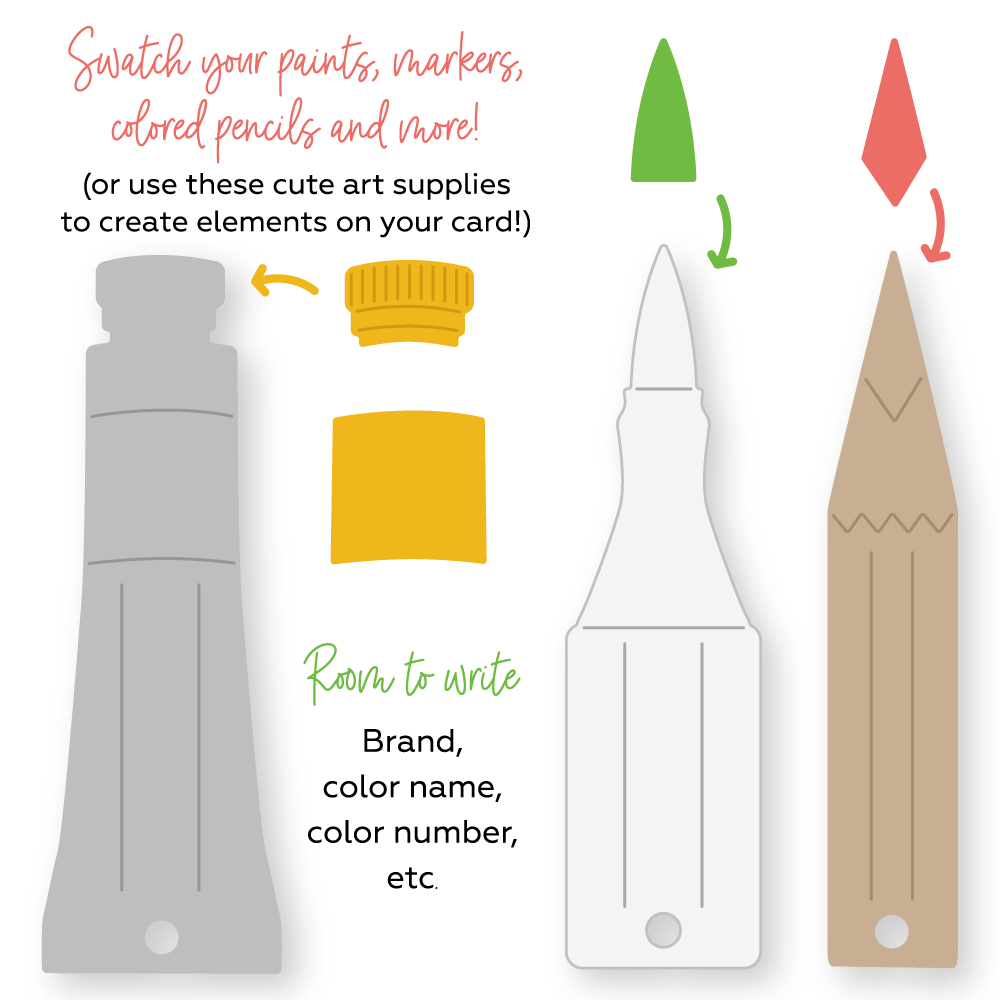 Honey Bee Swatch All The Things Dies hbds-swatt Detailed Image