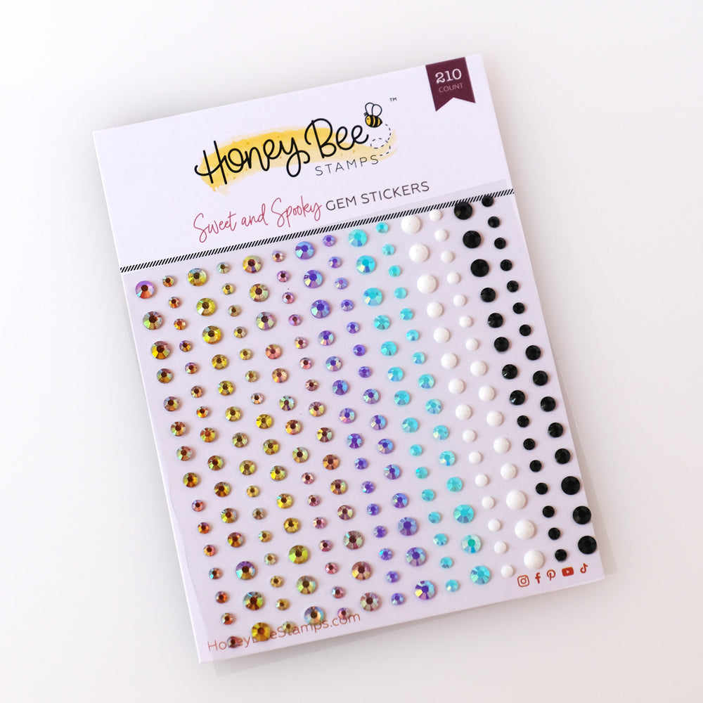 Honey Bee Sweet And Spooky Gem Stickers hbgs-051