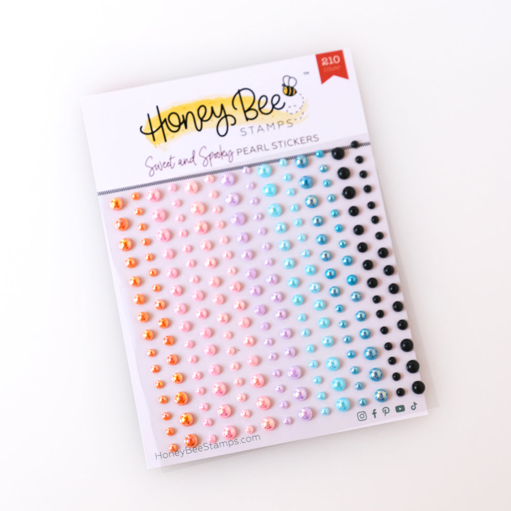 Honey Bee Sweet And Spooky Pearl Stickers hbgs-prl21