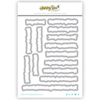 Honey Bee Sweet Halloween Dies hbds-613 Outlined in Pack