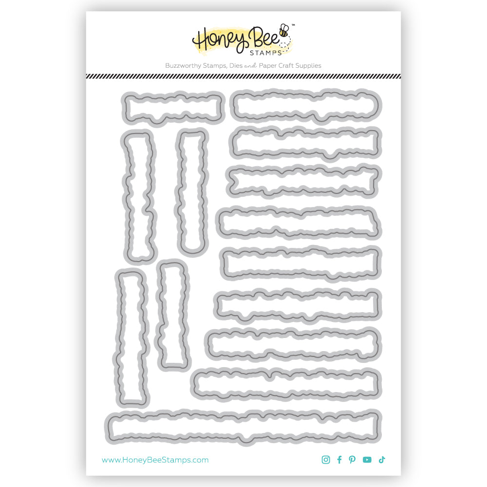 Honey Bee Sweet Halloween Dies hbds-613 Outlined in Pack