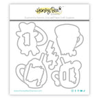 Honey Bee Sweet Season Mugs Cling Stamps And Dies Bundle packaged dies
