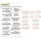 Honey Bee Sweetest Bunch Clear Stamps And Dies Bundle