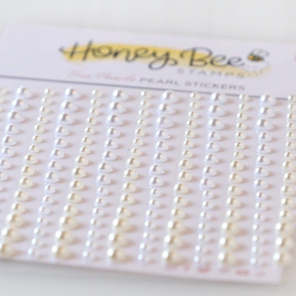 Honey Bee TRUE PEARLS Pearl Stickers hbgs-prl01 Detailed View