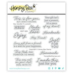 Honey Bee Tag You're It Luxury Clear Stamps And Dies Bundle HBST-689 Clear Stamps