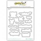 Honey Bee Tag You're It Luxury Clear Stamps And Dies Bundle Main Image HBDS-689 Wafer Thin HoneyCuts
