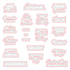 Honey Bee Timeless Christmas Cheer Clear Stamps And Dies Bundle HBDT-703-sample