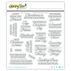 Honey Bee Timeless Christmas Cheer Clear Stamps And Dies Bundle HBST-703-packaged