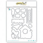 Honey Bee Tweeties Clear Stamps And Dies Bundle HBDS-684 Packaged Dies