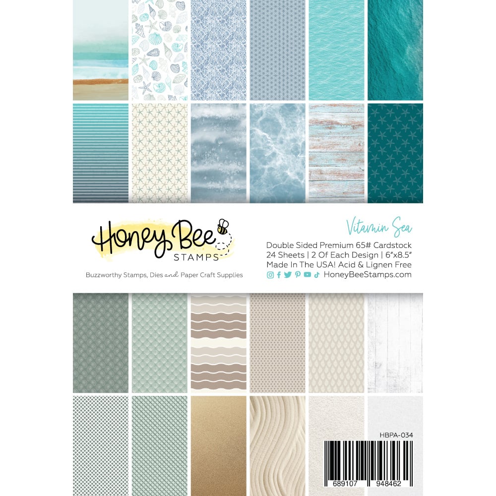 Honey Bee VITAMIN SEA 6 x 8.5 Paper Pad hbpa-034