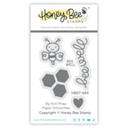 Honey Bee Well Clear Stamps And Dies Bundle HBST-683 Clear Stamps in Package