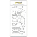 Honey Bee Well Played Sir Clear Stamps And Dies Bundle HBDS-677